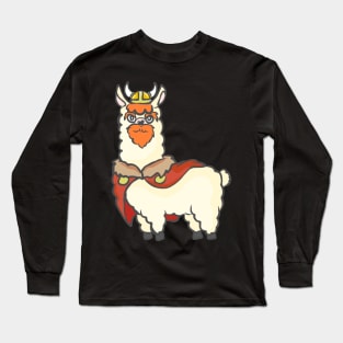 Alpaca Llama Farmer Farmer Funny Long Sleeve T-Shirt